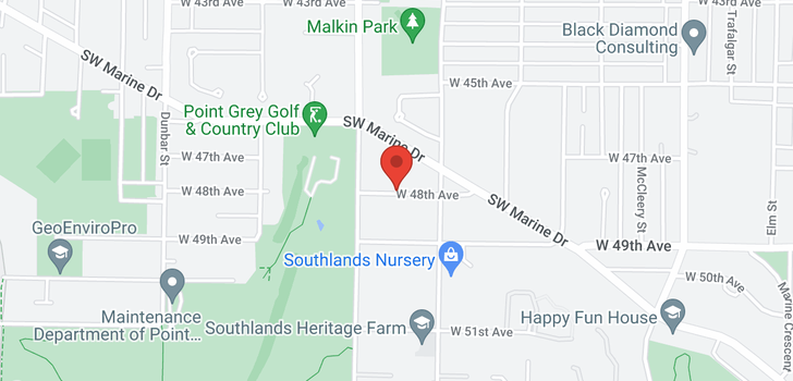 map of 3263 W 48 AVENUE